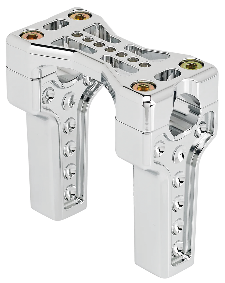 JOKER MACHINE BRIDGE CLAMP 4" riser Krom