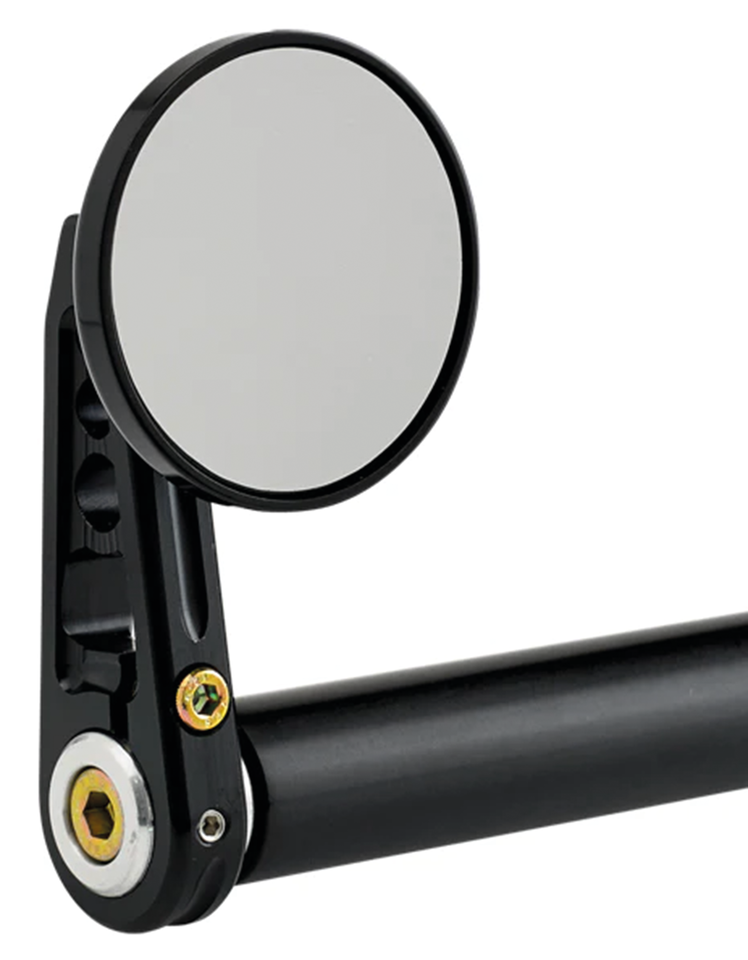 Joker Machine Bar-End Mirror 2-1/4" Stem D Black - Bild 2