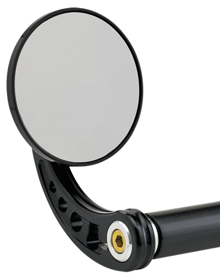 Joker Machine Bar-End Mirror 3-1/4" Stem C Black - Bild 2