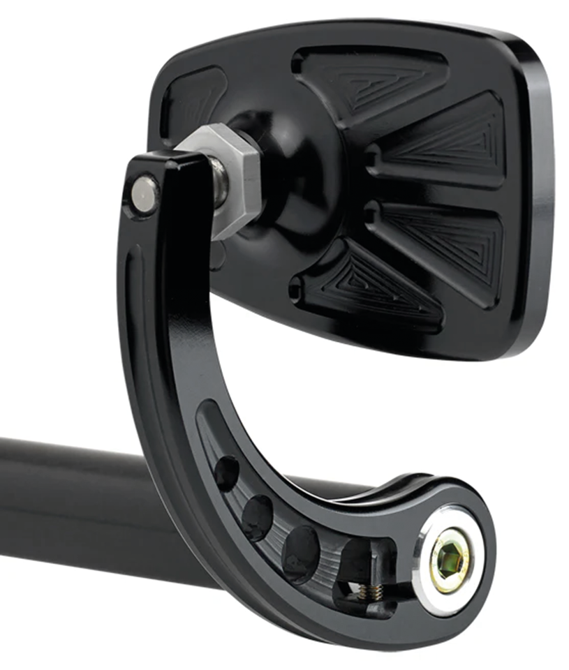 Joker Machine Bar-End Mirror Cafe Stem C Black