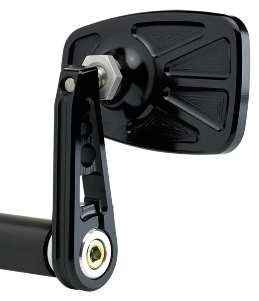 Joker Machine Bar-End Mirror Cafe Stem D Black