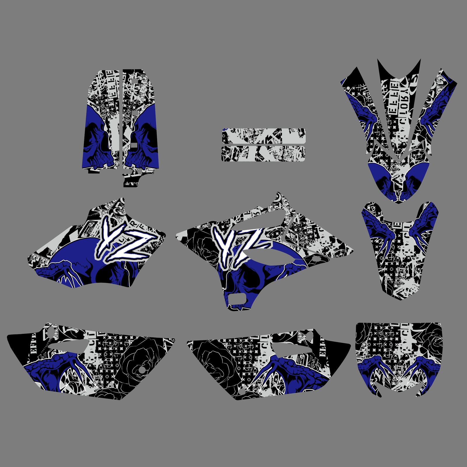 Motorcycle Full Graphics Decals Fender Stickers For Yamaha YZ85 2015-2020 - Bild 2