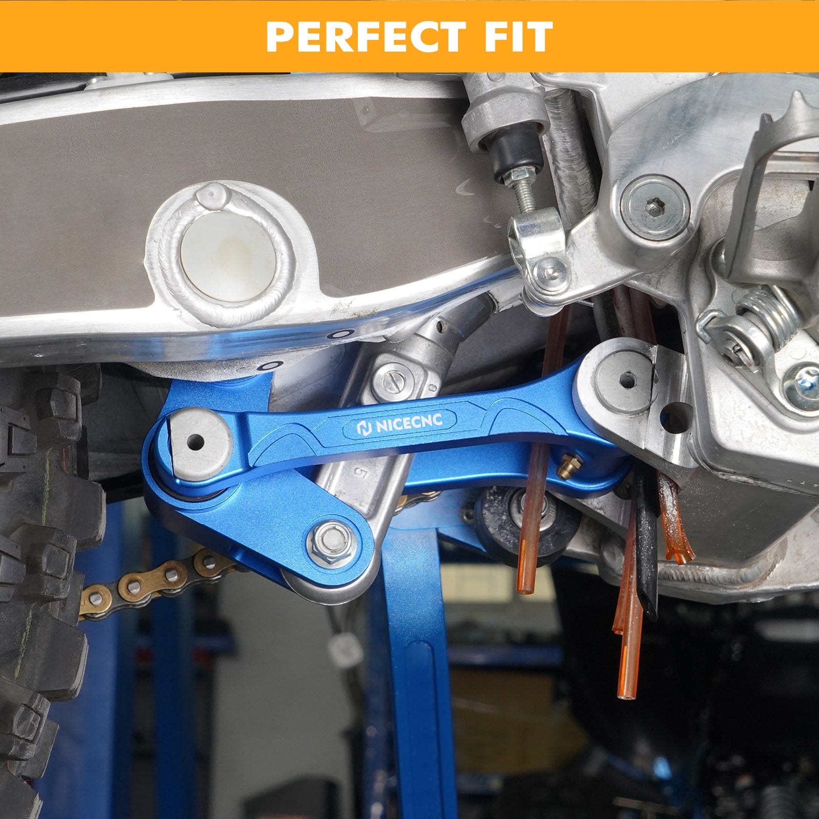 Lowering Link For Yamaha YZ125 YZ250 2006-2024 YZ250X 2016-2023 WR450F WR250F 2006 - Bild 2