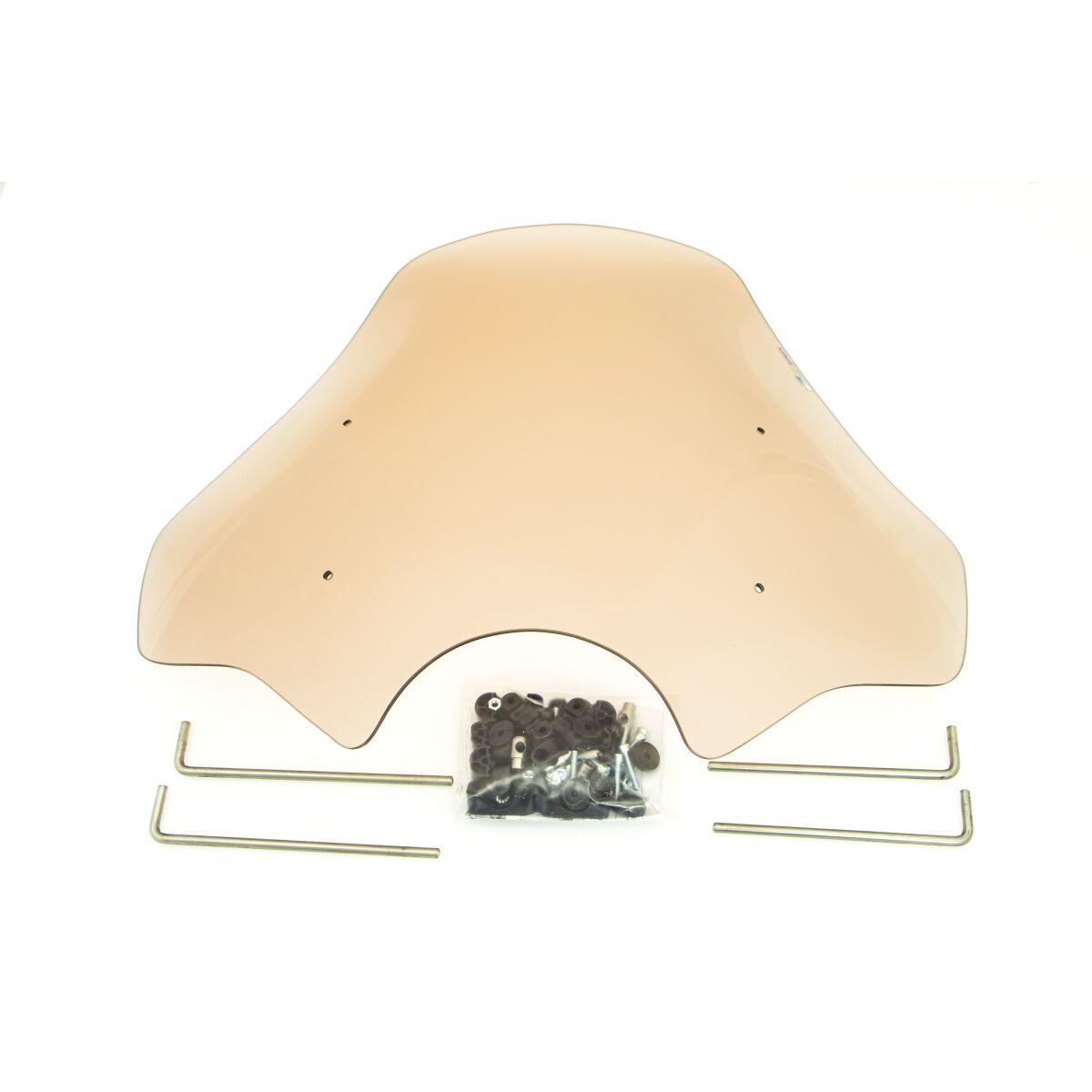 WINDSHIELD HIGH PROTECTION LIGHT BROWN 51CM 4MM