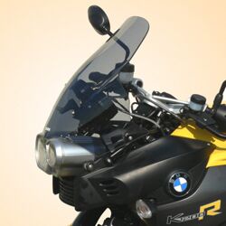 WINDSHIELD HIGH PROTECTION SMOKED GREY 47 CM 4MM