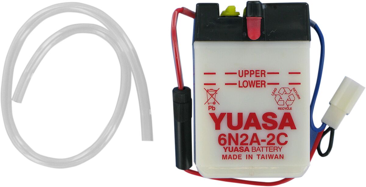Battery Yuasa 6-volt DRY 6n2a