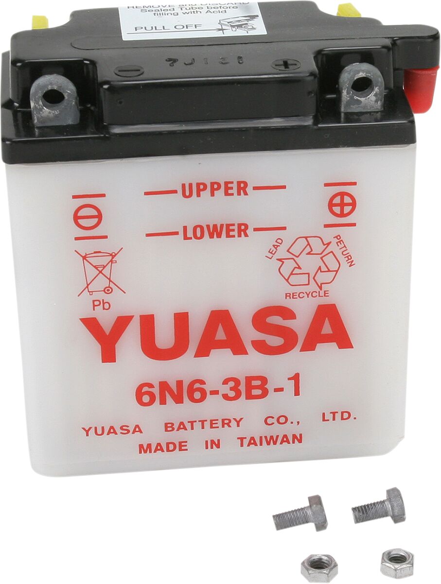 Battery Yuasa 6-volt DRY 6n6-3