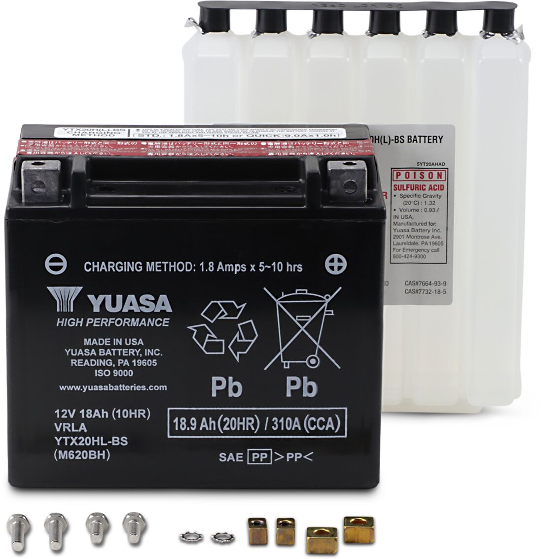 Battery Yuasa MF Ytx20hl-bs